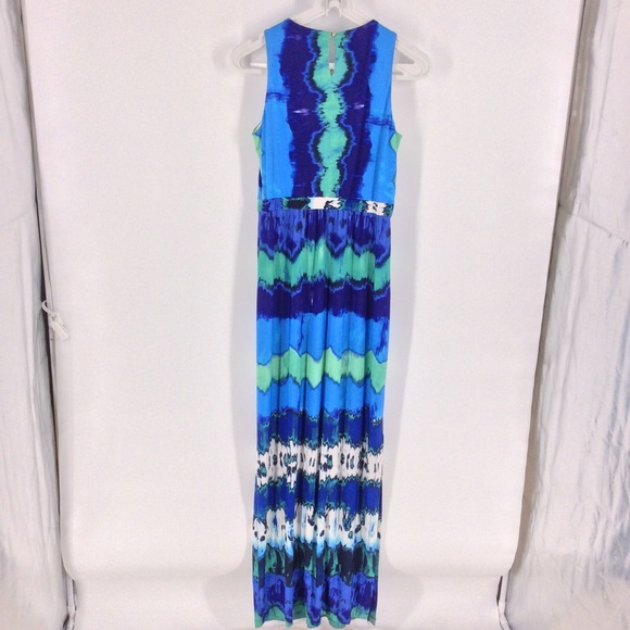 Donna Morgan Nordstroms Blue Maxi D… - Picture 6 of 9